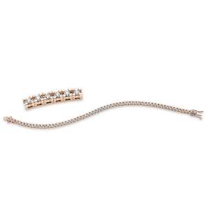 Tennisarmband  18kt Gelbgold mit 2,12ct Diamanten