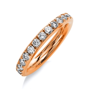 Infinity Memoire Ring  14kt Rotgold mit 1,24ct Diamanten