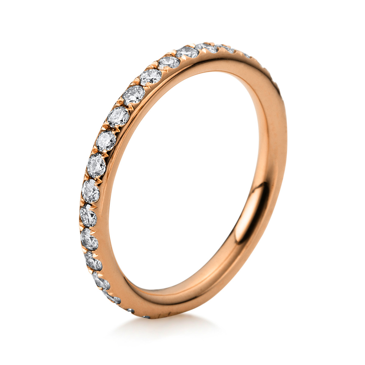 Infinity Memoire Ring  18kt Rotgold mit 0,62ct Diamanten