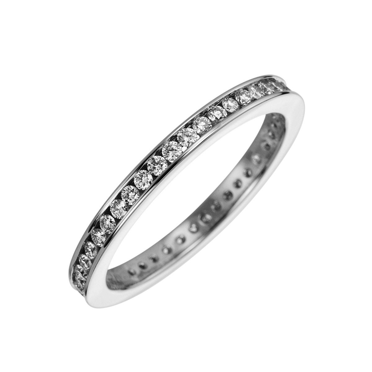 Infinity Memoire Ring  18kt Weißgold mit 0,47ct Diamanten