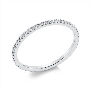 Infinity Memoire Ring  14kt Gelbgold mit 0,21ct Diamanten