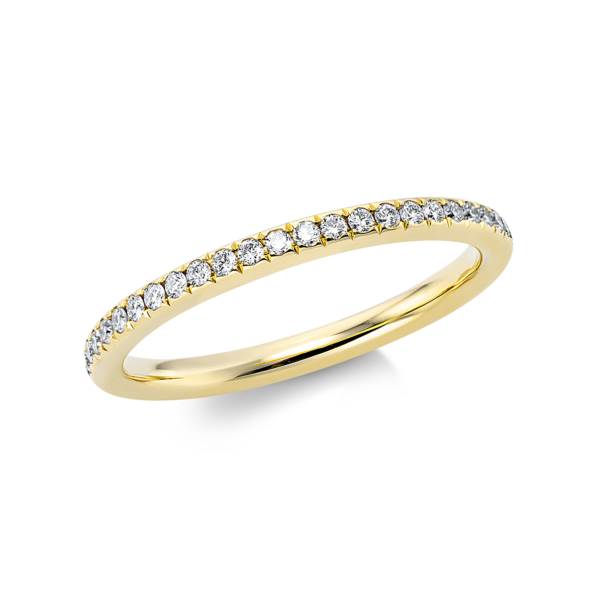 Infinity Memoire Ring  14kt Gelbgold mit 0,37ct Diamanten