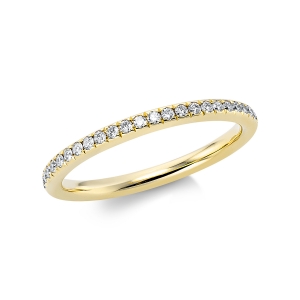 Infinity Memoire Ring  14kt Gelbgold mit 0,37ct Diamanten