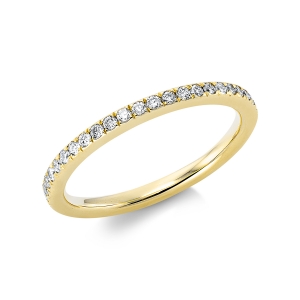 Infinity Memoire Ring  14kt Gelbgold mit 0,40ct Diamanten