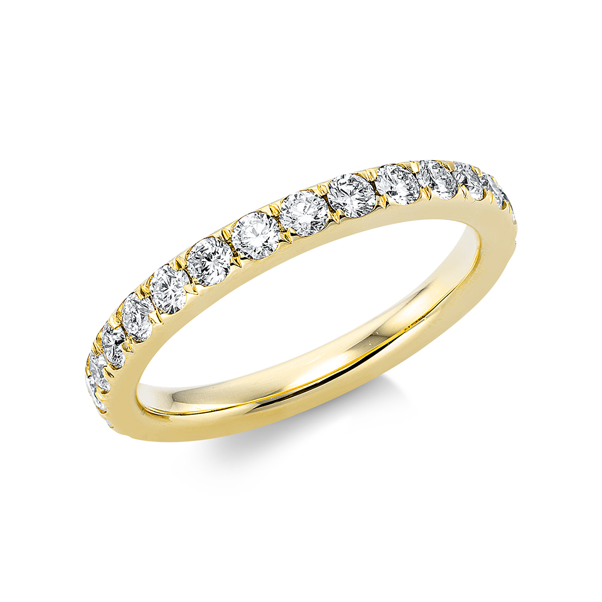 Infinity Memoire Ring  18kt Gelbgold mit 1,06ct Diamanten