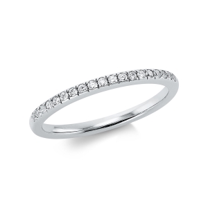 Memoire halb Ring  14kt Gelbgold mit 0,15ct Diamanten