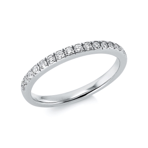 Memoire halb Ring  18kt Gelbgold mit 0,30ct Diamanten