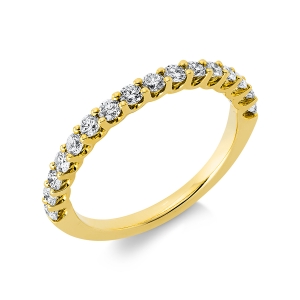 Memoire halb Ring  18kt Gelbgold mit 0,50ct Diamanten