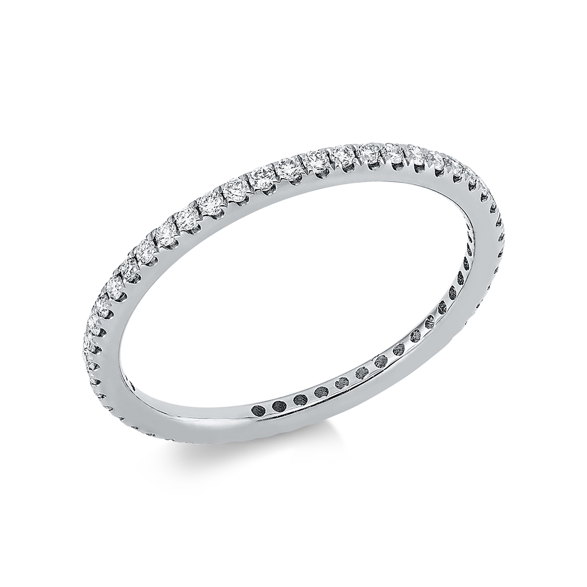 Infinity Memoire Ring  18kt Weißgold mit 0,31ct Diamanten