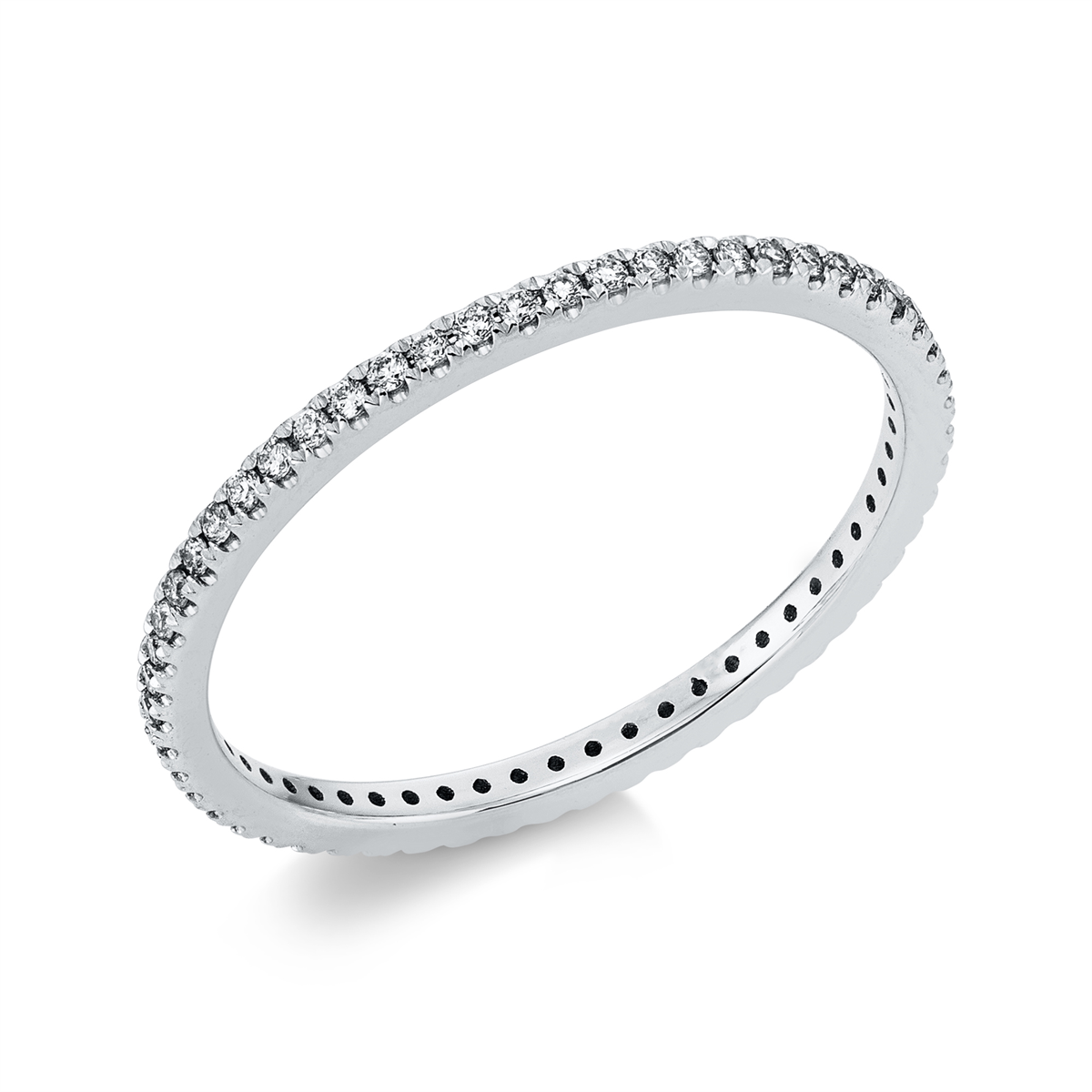 Infinity Memoire Ring  18kt Weißgold mit 0,24ct Diamanten