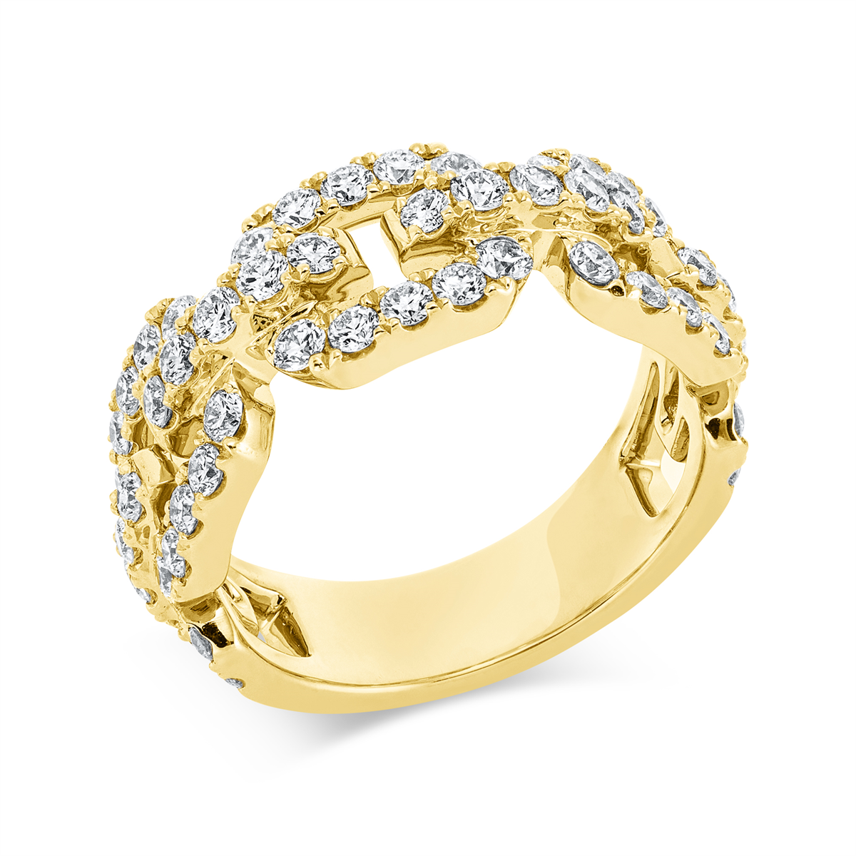 Ring  18kt Gelbgold mit 1,44ct Diamanten