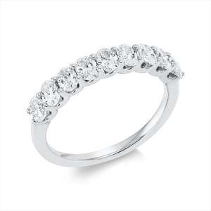 Memoire halb Ring  18kt Gelbgold mit 1,19ct Diamanten