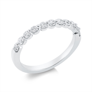 Memoire halb Ring  18kt Gelbgold mit 0,50ct Diamanten