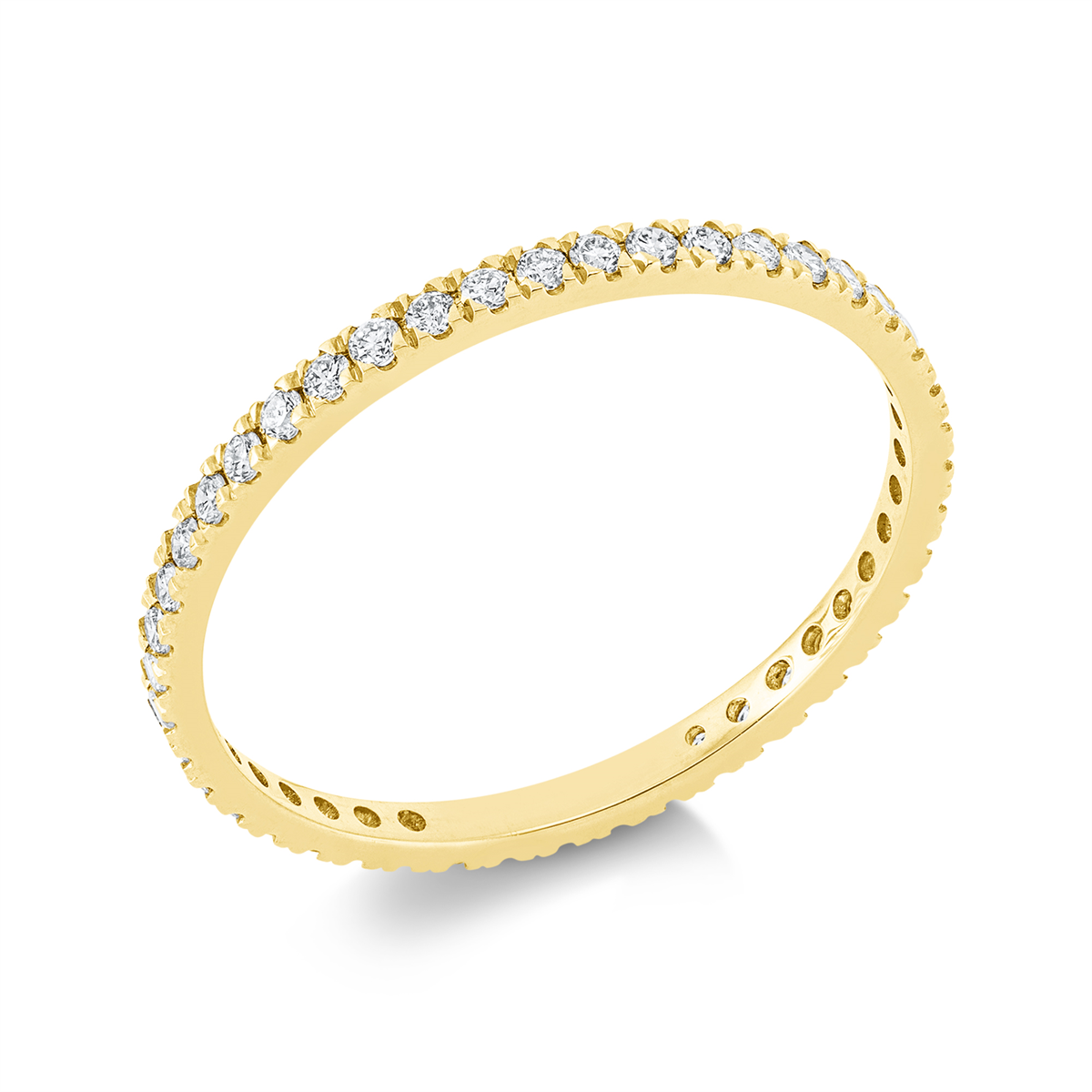 Infinity Memoire Ring  18kt Gelbgold mit 0,34ct Diamanten