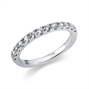 Memoire halb Ring  14kt Gelbgold mit 0,52ct Diamanten