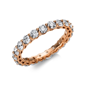 Infinity Memoire Ring  18kt Rotgold mit 1,98ct Diamanten