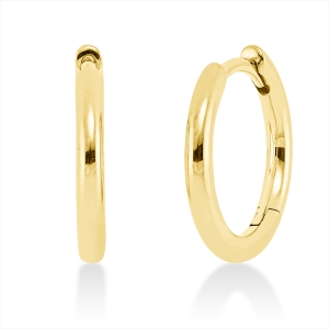 Creolen  18kt Gelbgold mit 0,00ct Diamanten