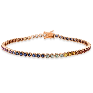 Armband 4er-Krappe 18 kt RG