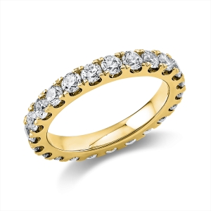 Infinity Memoire Ring  14kt Gelbgold mit 1,93ct Diamanten