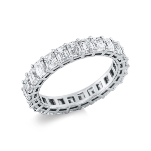 Infinity Memoire Ring  90kt Platin mit 3,44ct Diamanten