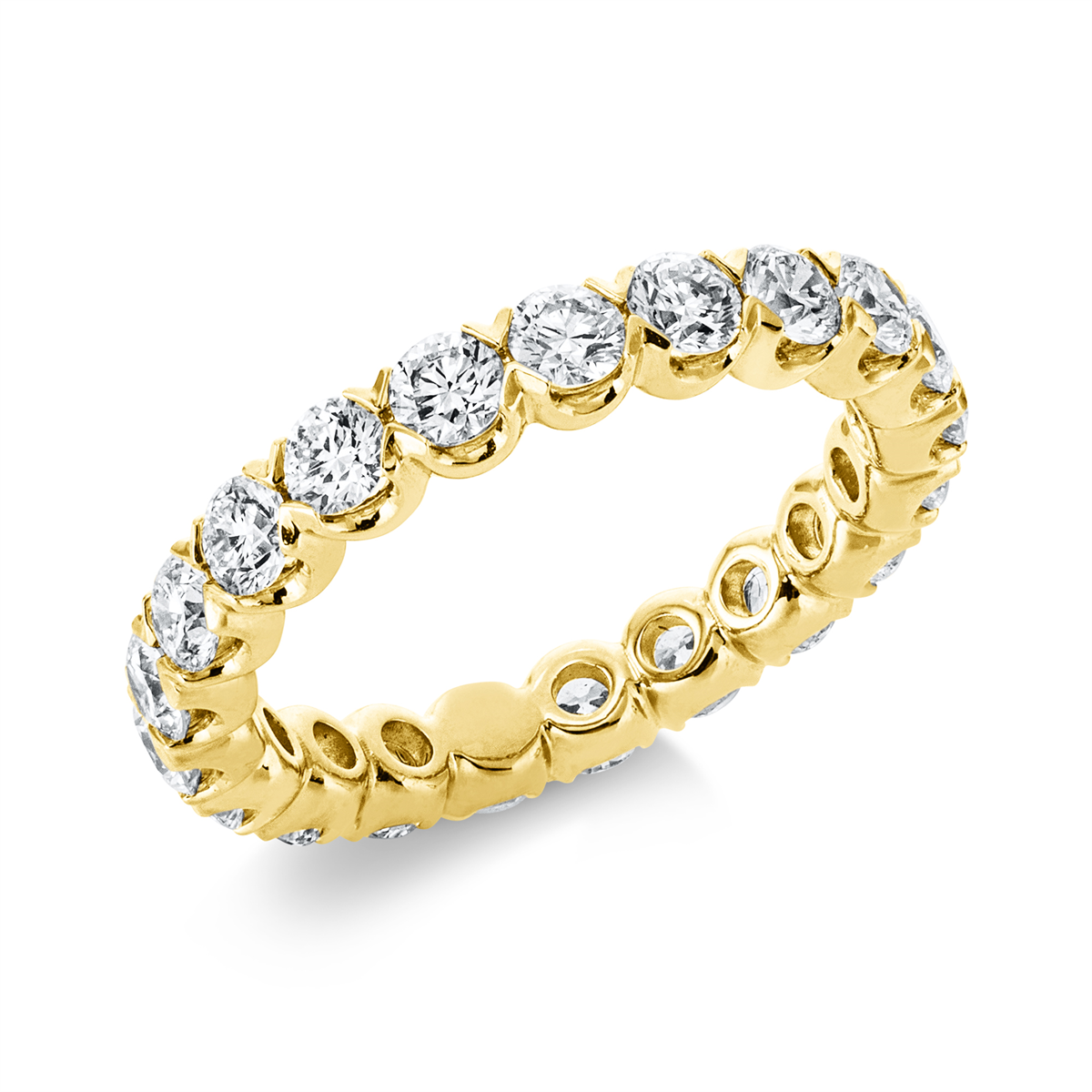 Infinity Memoire Ring  18kt Gelbgold mit 2,10ct Diamanten