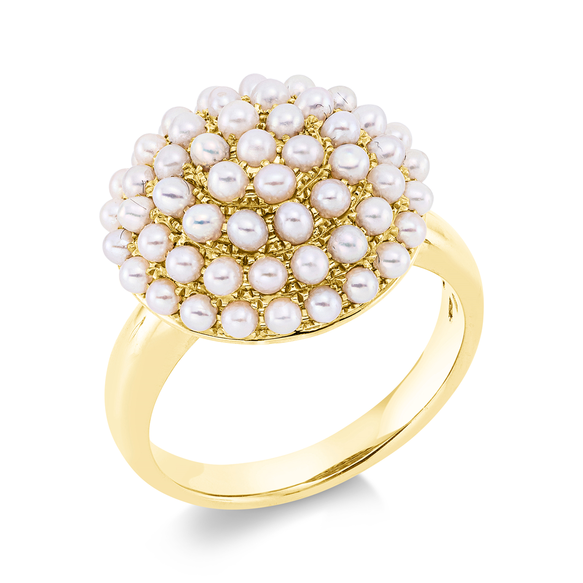 Ring  18kt Gelbgold mit 0,00ct Diamanten