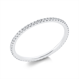 Infinity Memoire Ring  18kt Weißgold mit 0,25ct Diamanten