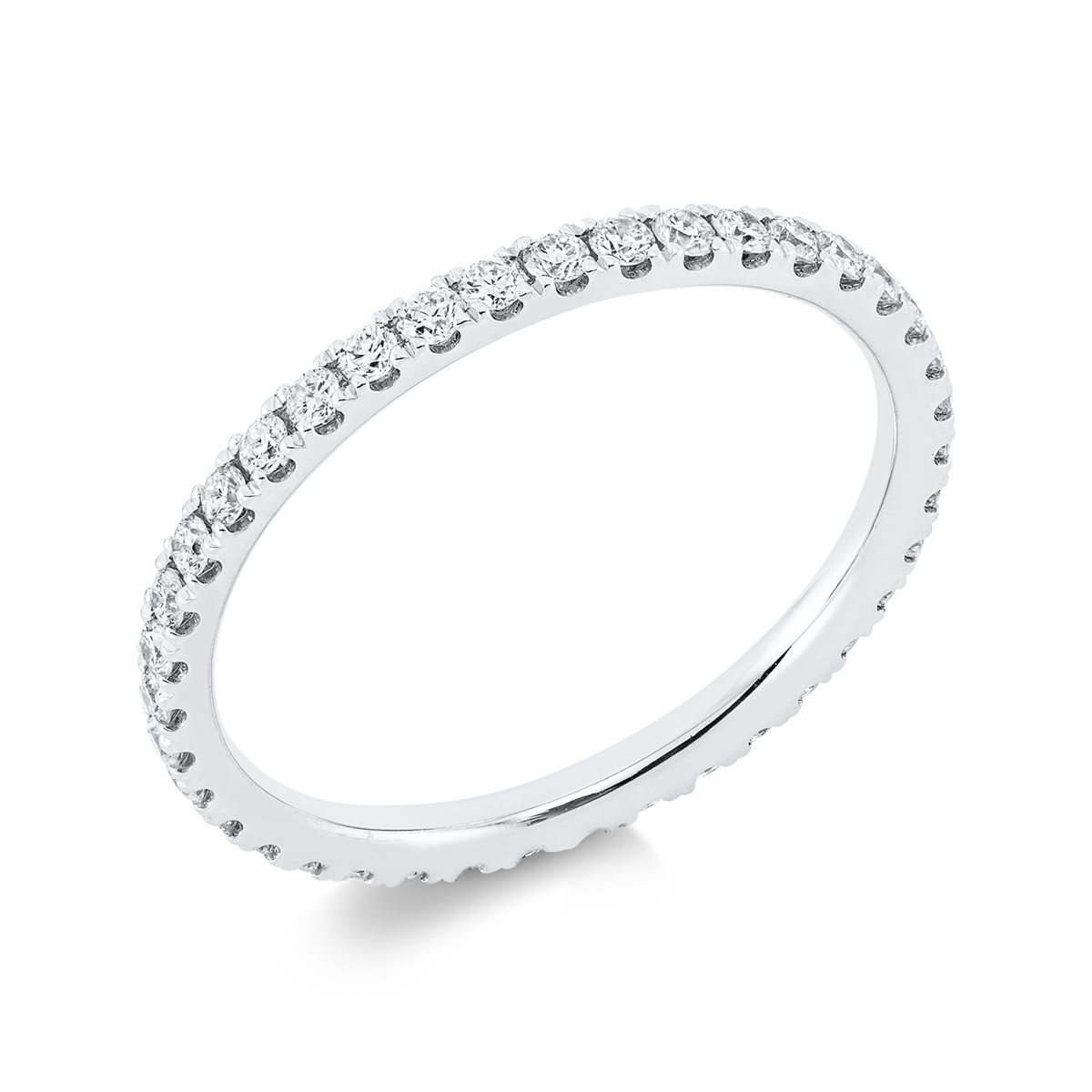 Infinity Memoire Ring  18kt Weißgold mit 0,50ct Diamanten