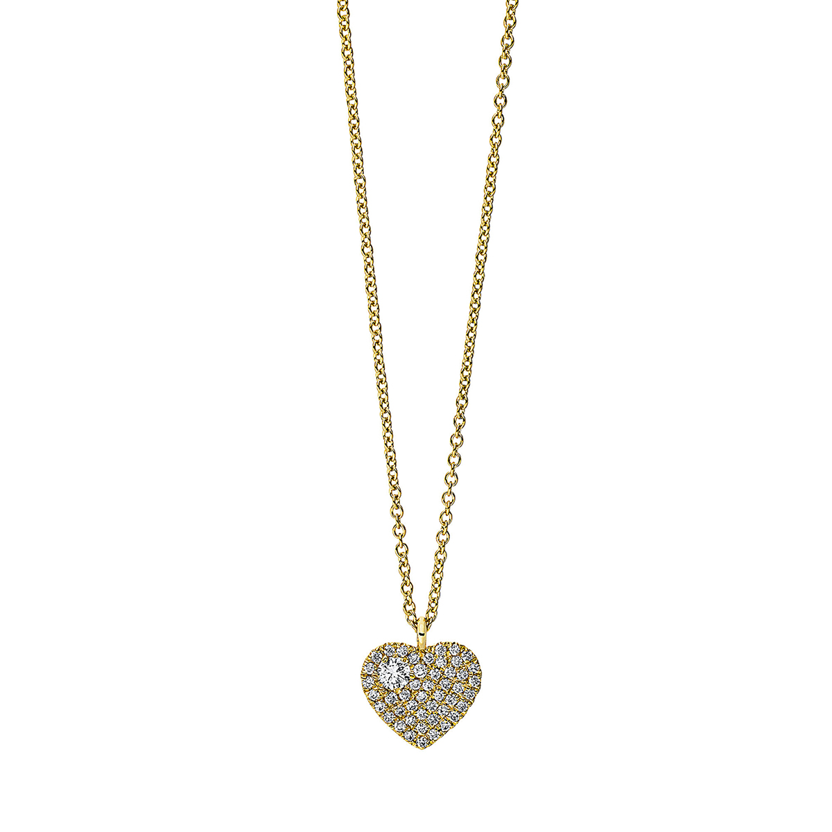 Collier 18 kt GG Herz