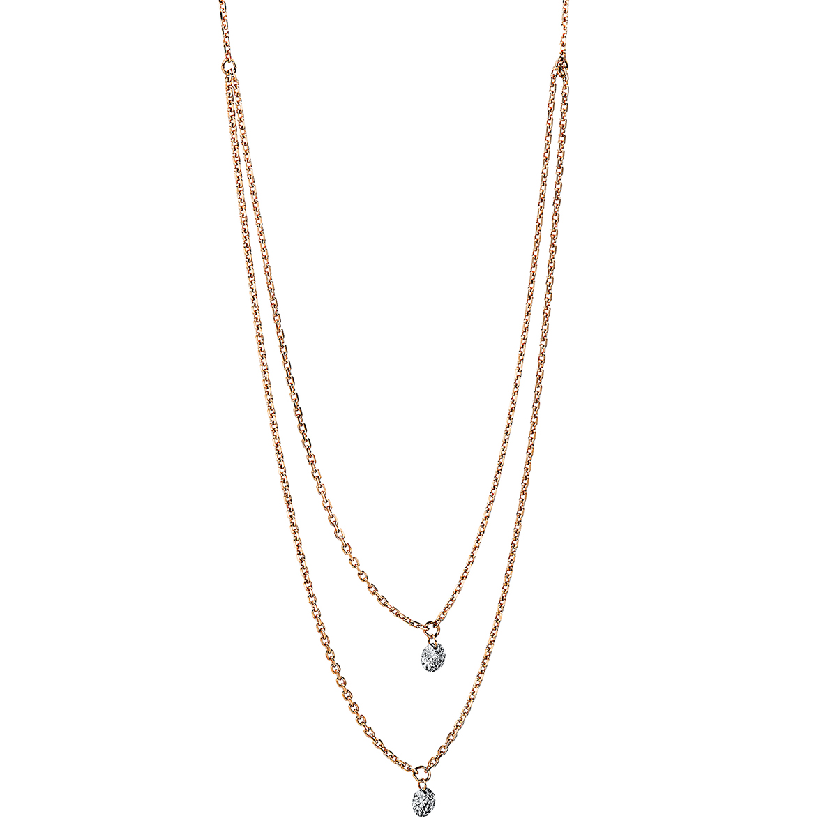 Collier 18 kt RG