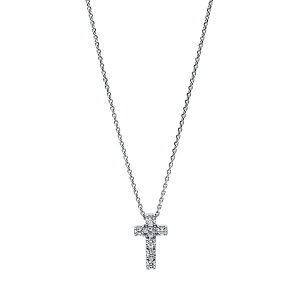 Collier 18 kt GG kreuz