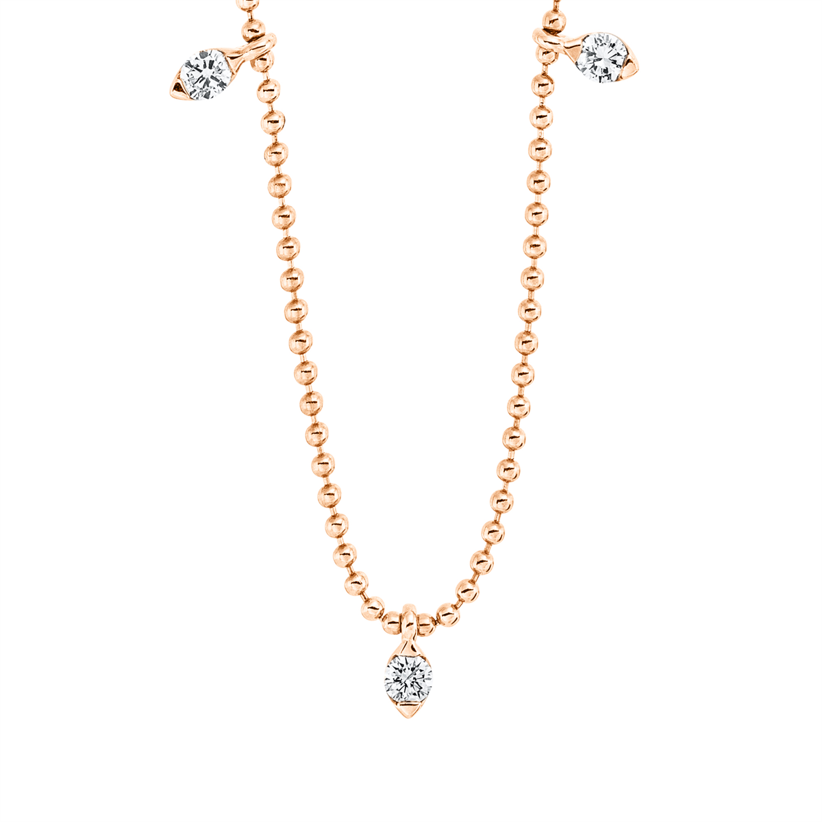 Collier 18 kt RG