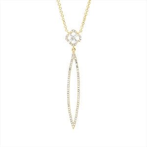 Collier 18 kt GG, mit ZÖ 40.5 cm + 43.2 cm