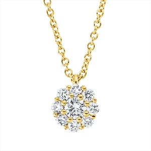 Collier 18 kt GG, mit ZÖ 41 cm + 39,5 cm