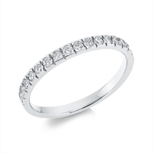 Memoire halb Ring  18kt Gelbgold mit 0,38ct Diamanten