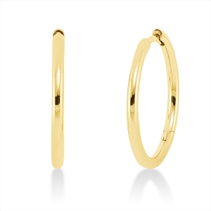 Creolen  18kt Gelbgold mit 0,00ct Diamanten