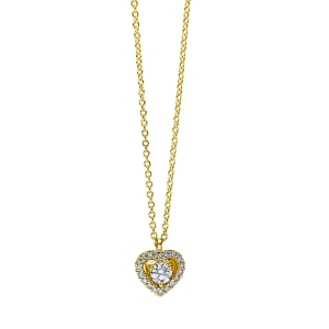 Collier 18 kt GG Herz