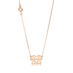 Collier 18 kt RG