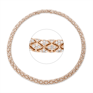 Collier 18 kt RG