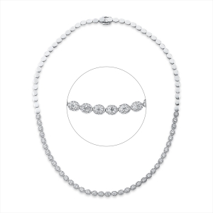 Collier 18 kt WG
