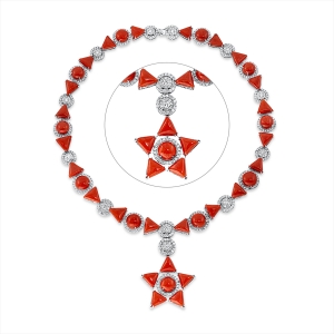 Collier 18 kt WG