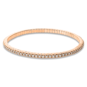 Armband 4er-Krappe 18 kt RG, Flex-Band, variabel