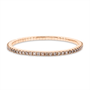 Armband 4er-Krappe 18 kt RG, Flex-Band, variabel