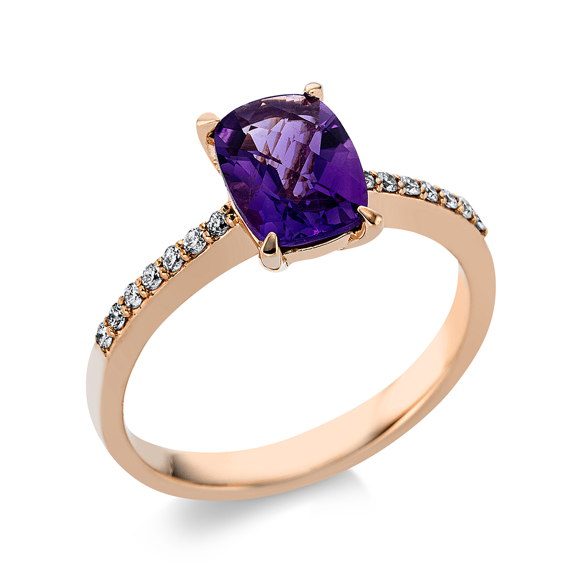 Ring 4er-Krappe 18 kt RG