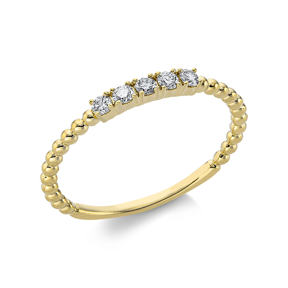 Ring 4er-Krappe 18 kt GG