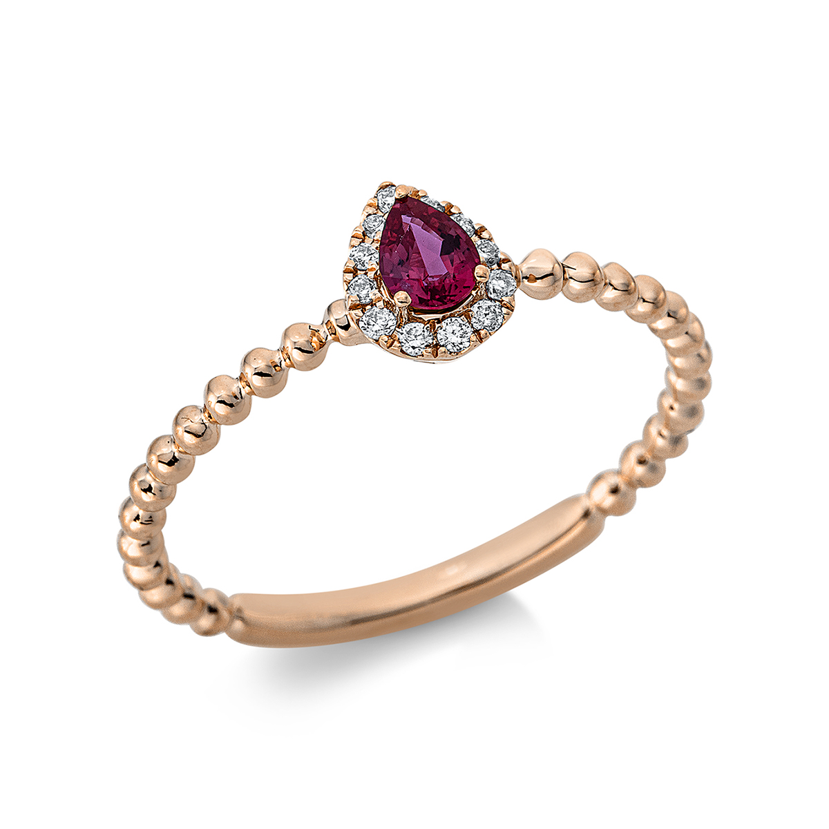 Ring 3er-Krappe 18 kt RG