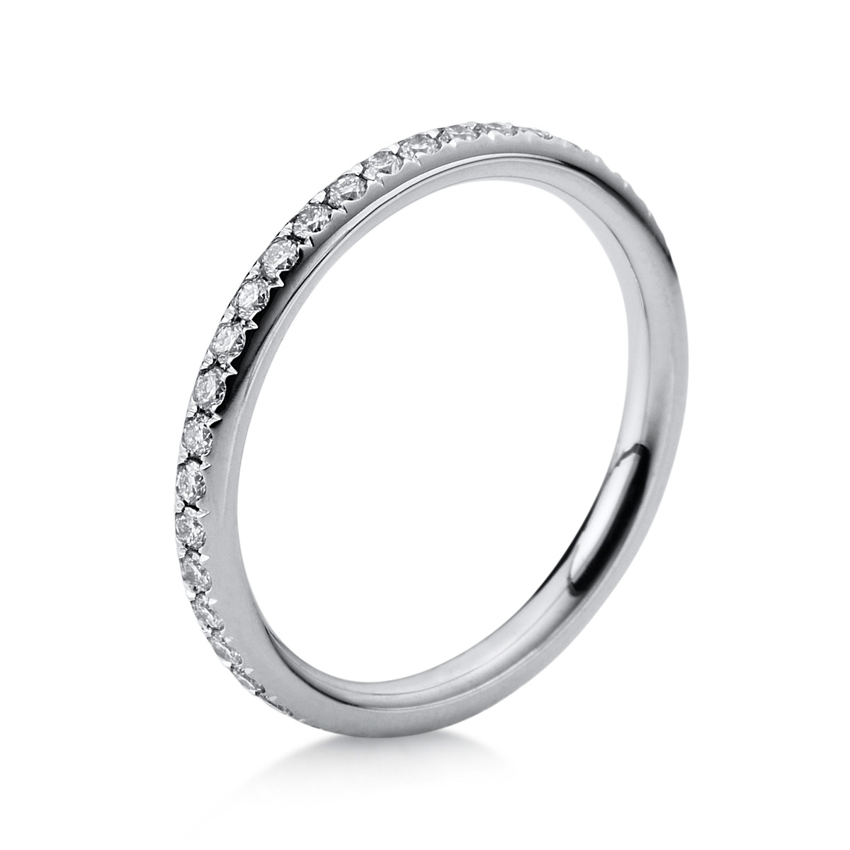 Infinity Memoire Ring  18kt Weißgold mit 0,41ct Diamanten