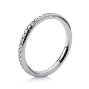 Infinity Memoire Ring  18kt Weißgold mit 0,41ct Diamanten