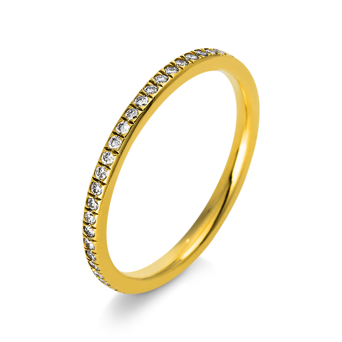 Infinity Memoire Ring  18kt Gelbgold mit 0,30ct Diamanten