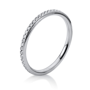 Infinity Memoire Ring  18kt Gelbgold mit 0,30ct Diamanten